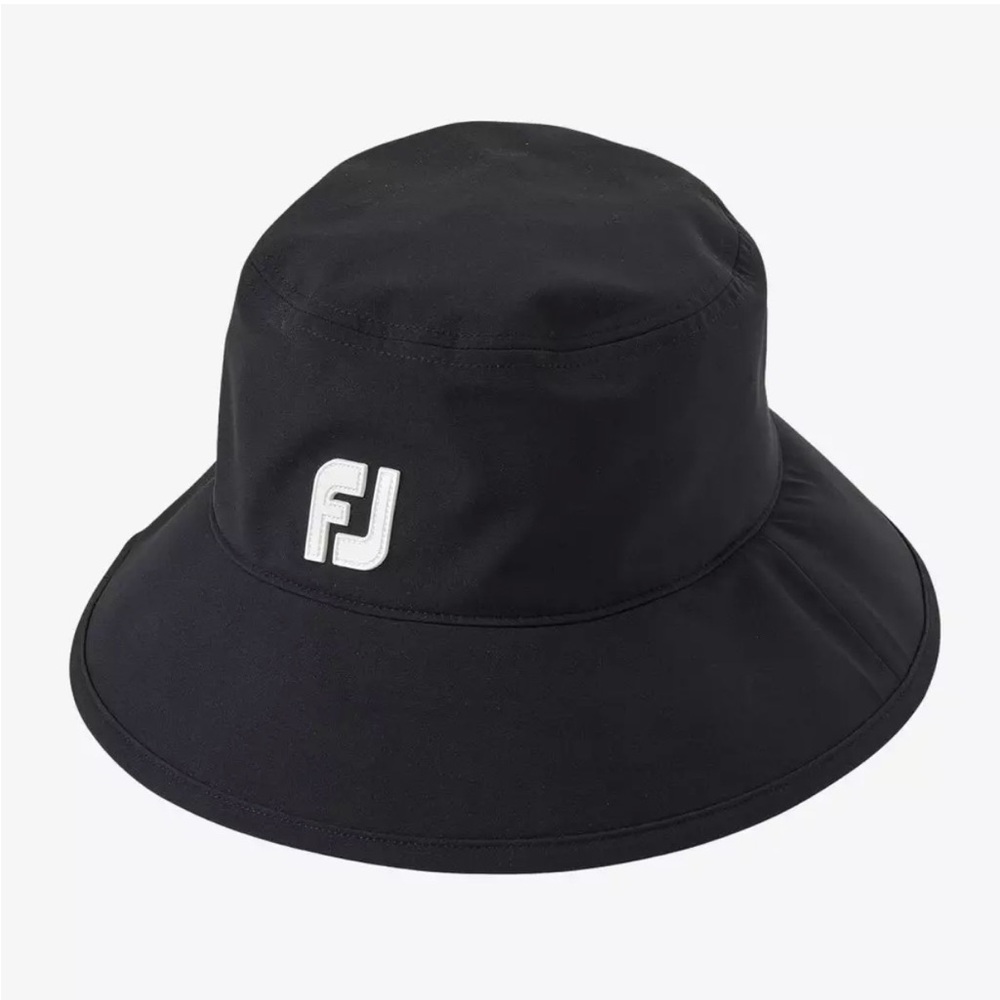 FootJoy DryJoys Hat Bucket Fitted Mens Large Black Golf Rain Waterproof